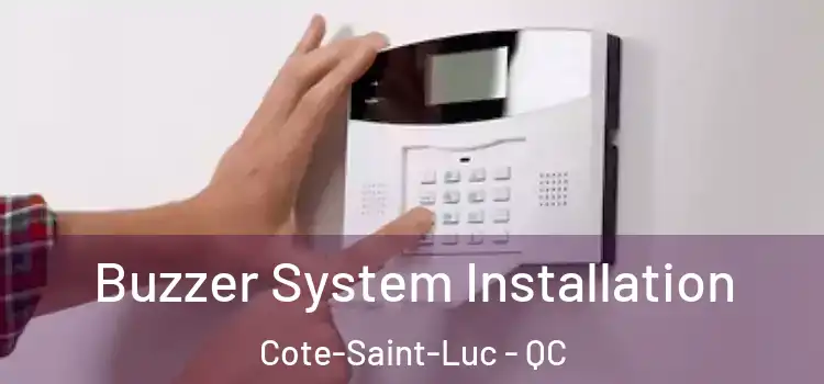  Buzzer System Installation Cote-Saint-Luc - QC