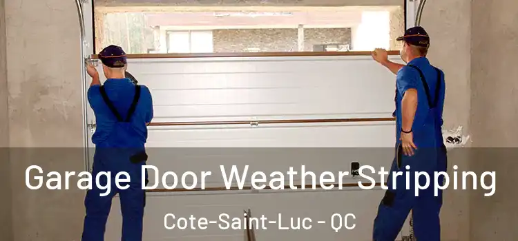  Garage Door Weather Stripping Cote-Saint-Luc - QC