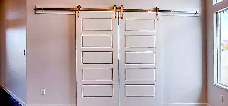Glass Barn Door with Installation Hardware Kit Cote-Saint-Luc